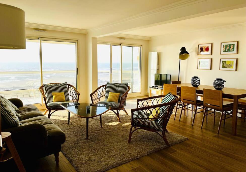 Appart T4 Lumineux Avec Terrasse Vue Mer Le Touquet المظهر الخارجي الصورة